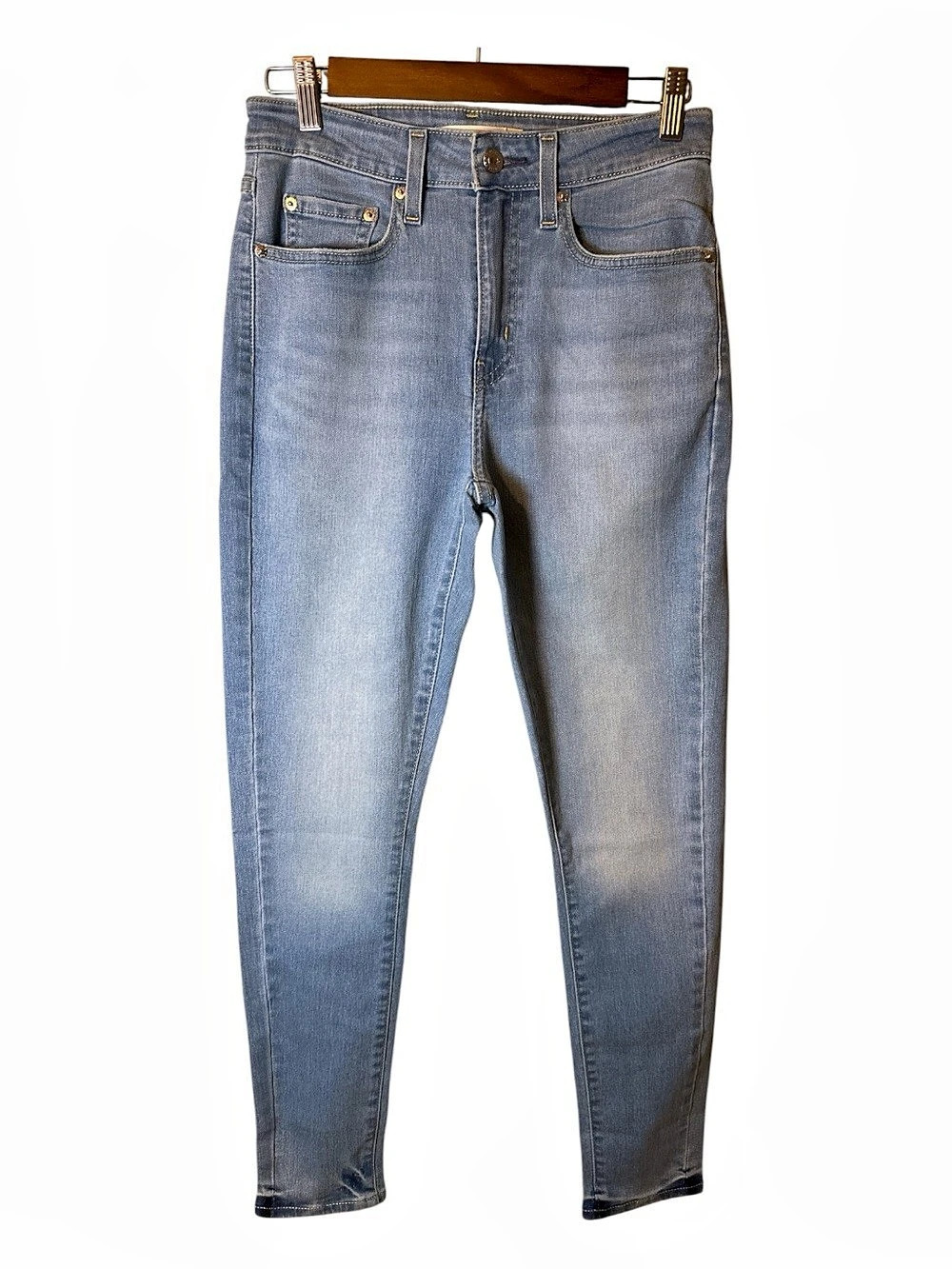Leviβs 721 High Rise Skinny Jeans Womenβs 27 Light Wash